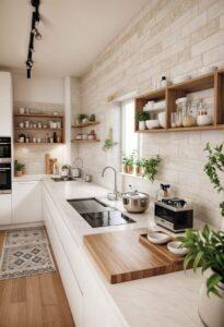 Tủ bếp đẹp đa phong cách